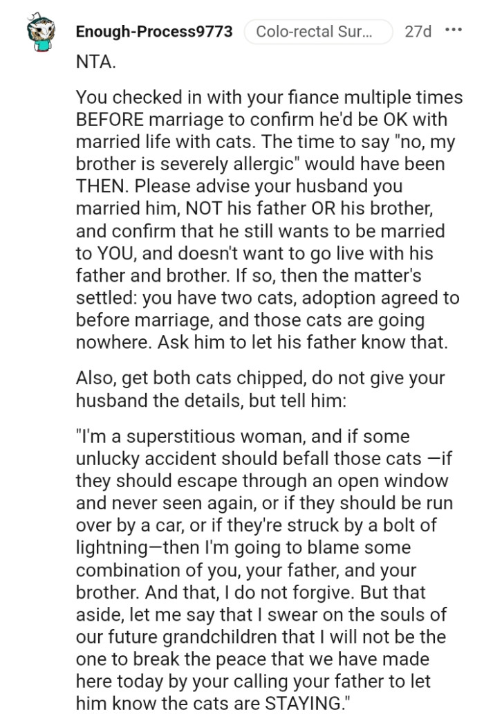 This Redditor lists down what the OP can tell her husband