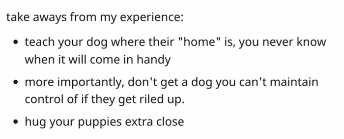 Take aways from my experience