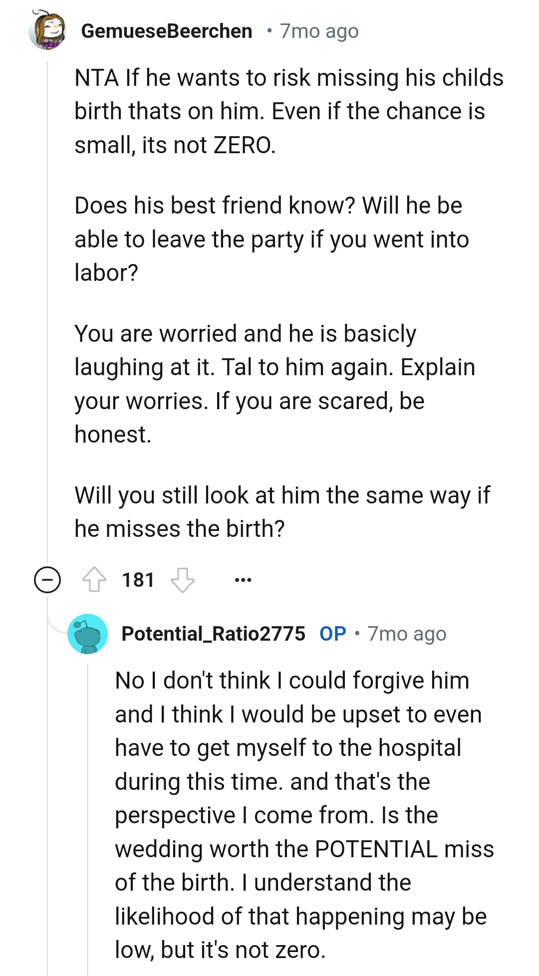 The OP's worried