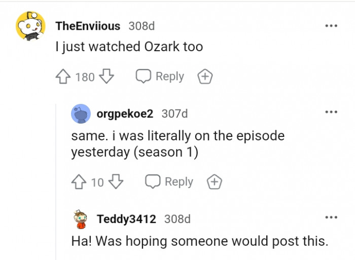 Who else has watched Ozark?