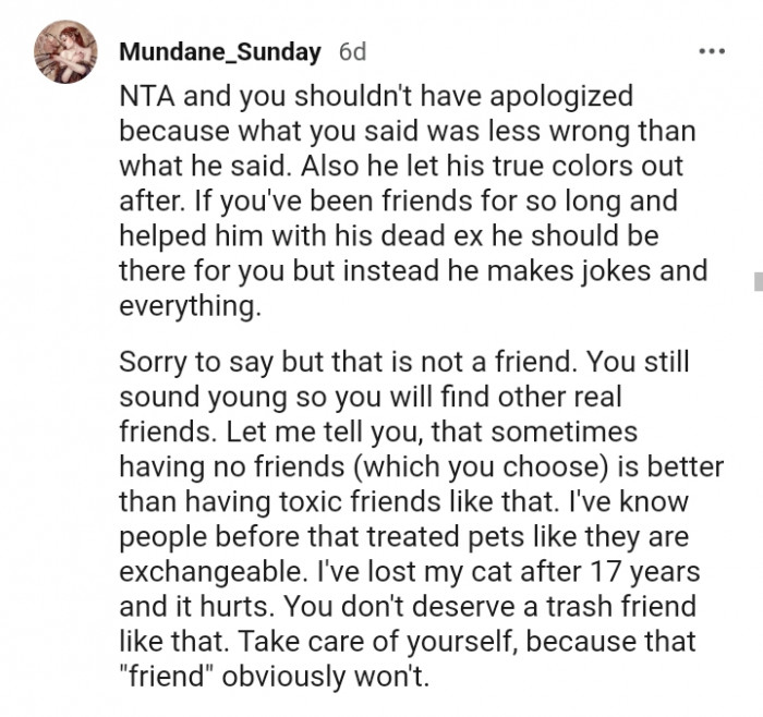 You Don't Deserve a Trash Friend Like That