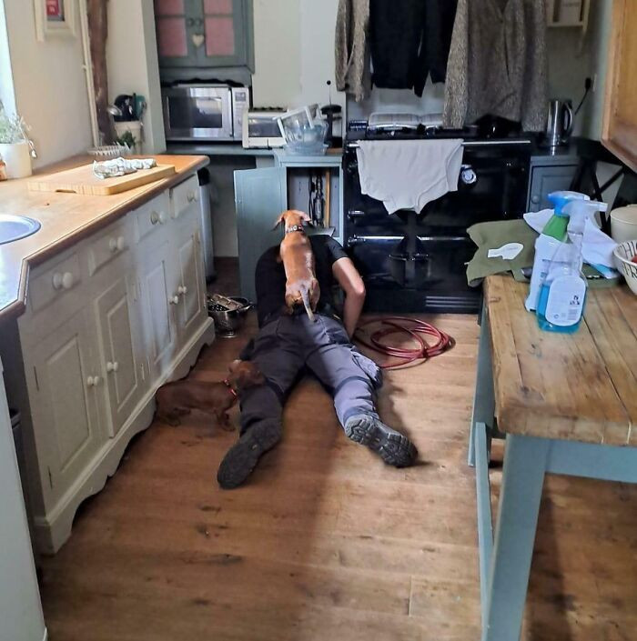 "So My Parents Had A Heating Engineer Over"