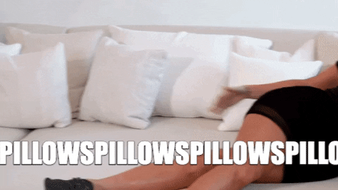 16. Putting on pillowcases