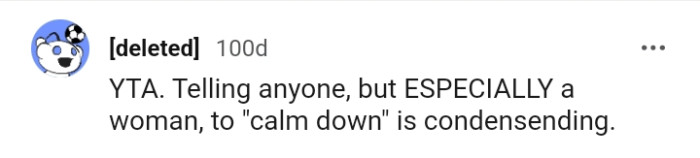 The whole comments were smeared with YTAs, and here are some of them below