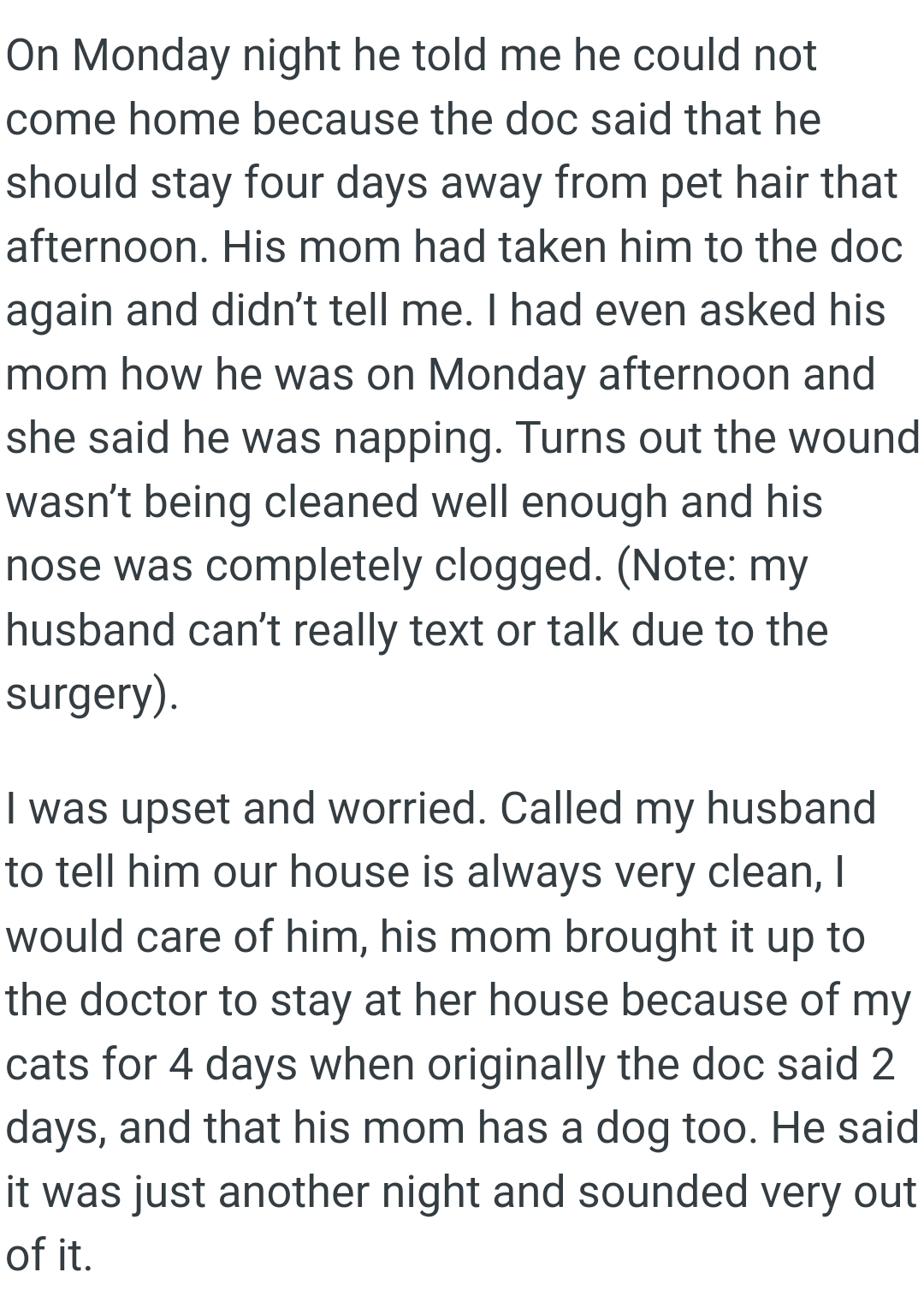 Turns out the wound wasn’t being cleaned well enough