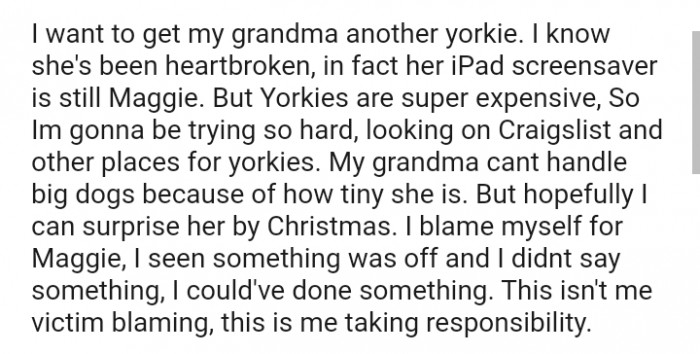 My Grandma Can't Handle Big Dogs Because of How Tiny She Is