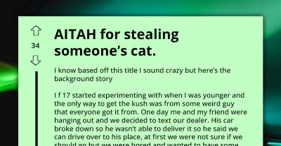 Weed Dealer Threatens To Report Teens Who Rescued His Neglected Cat