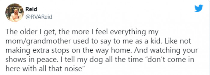 4. When you're trying to get a treat for yourself and your dog shows up