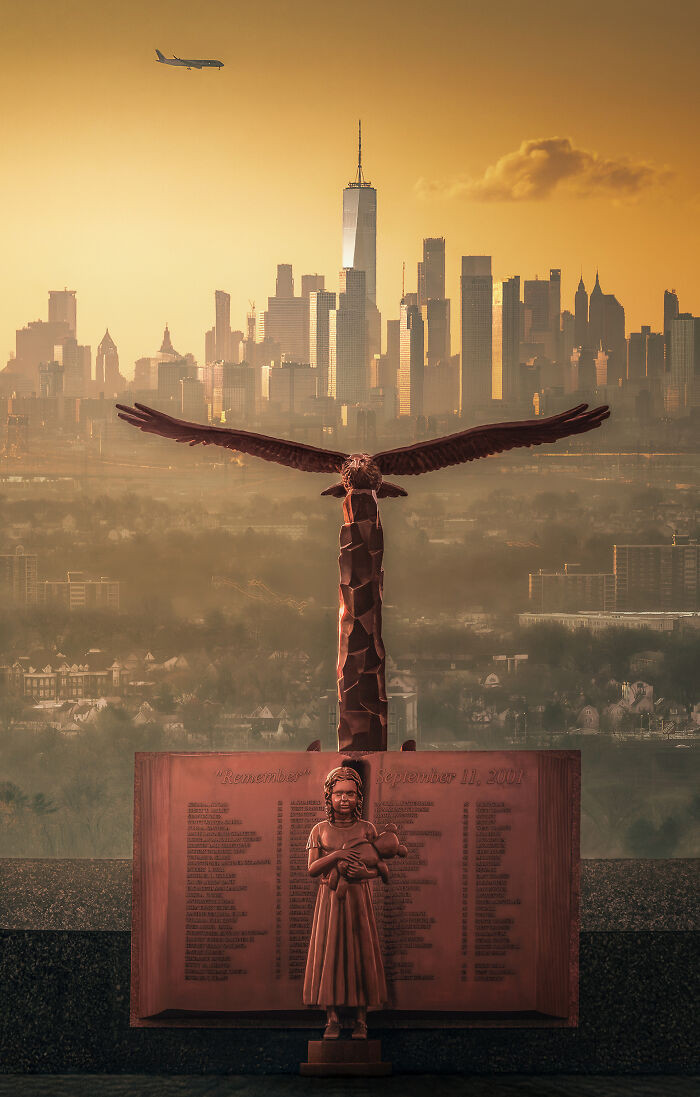 “City Reborn At Golden Hour” By Yuanfeng Mao