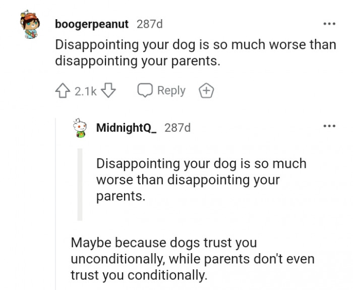 7. Why disappointing your dog is way much worse...