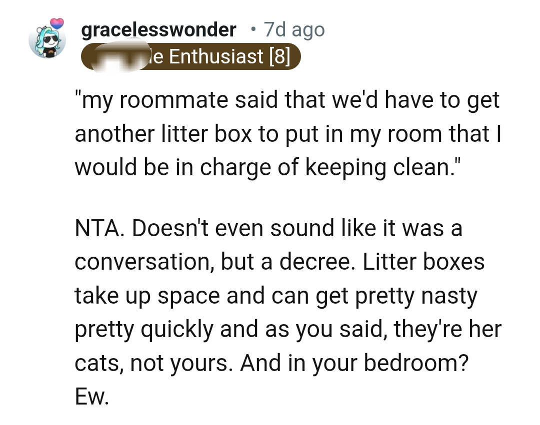 Doesn't even sound like it was a conversation, but a decree