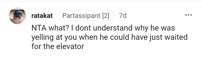 This redditor doesn't understand why the guy was yelling