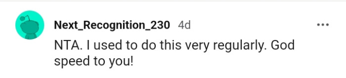 A Redditor who does the same good work