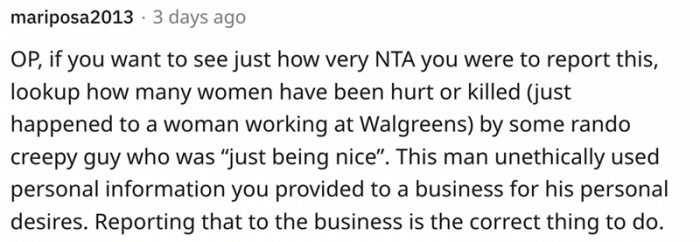 He used personal information for a business for his own use