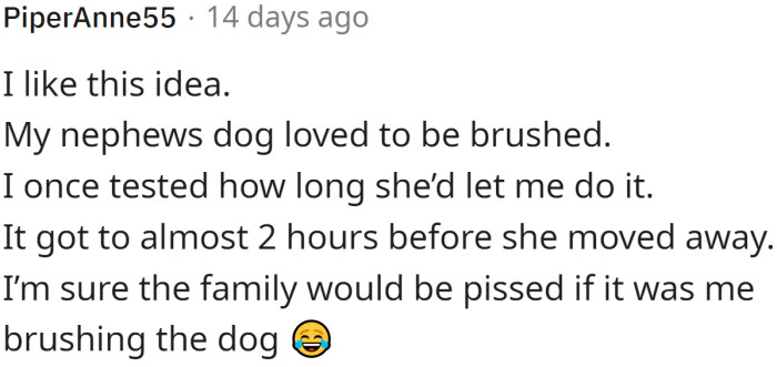 This Redditor likes the idea.