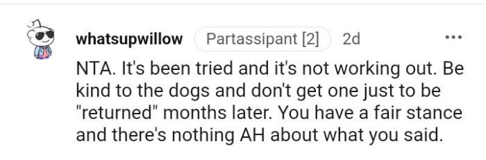 There's nothing bad about what the OP said