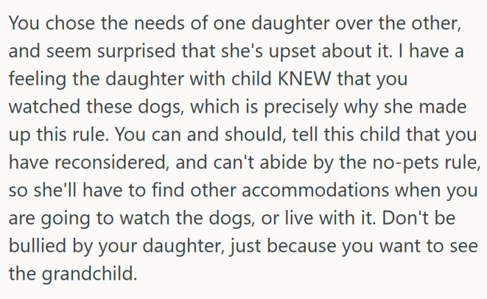 OP shouldn't allow herself to be bullied by her daughter.