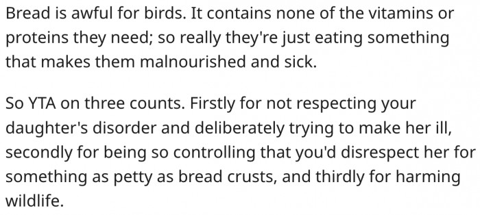 12. She's a terrible parent for different reasons.