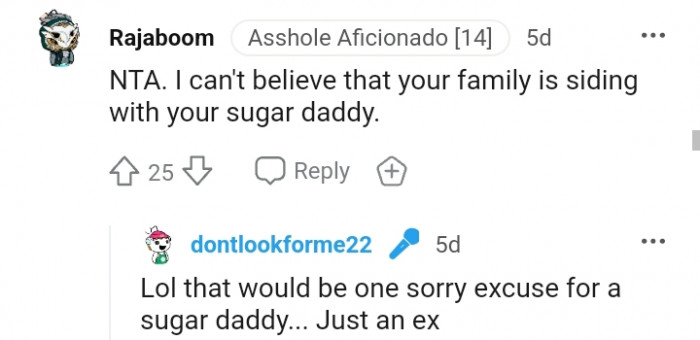 15. He's one sorry excuse for a sugar daddy