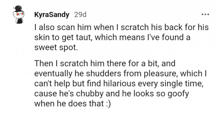 He looks so goofy when he does that