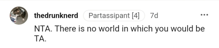 This Redditor declares the OP not the AH