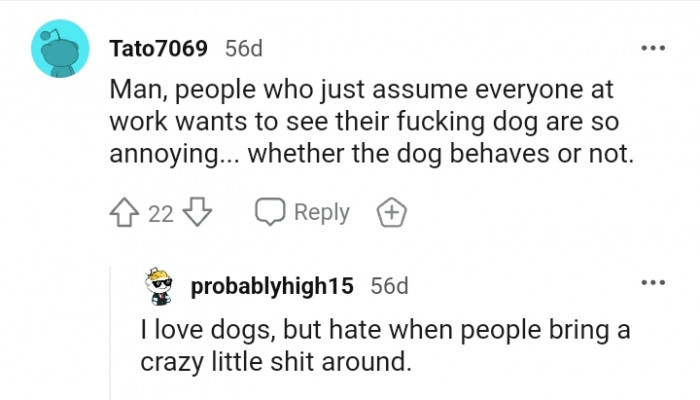 17. I hate when people bring a crazy thing around