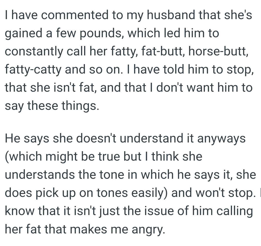 He says the cat doesn't understand it