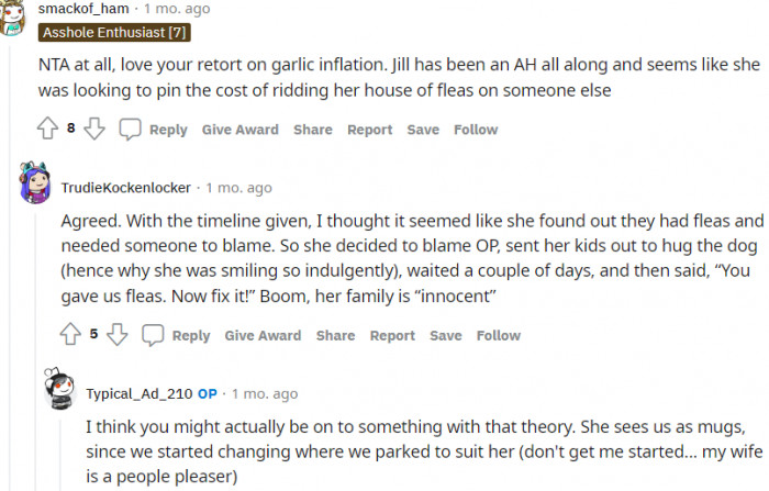 12. Love your retort on garlic inflation