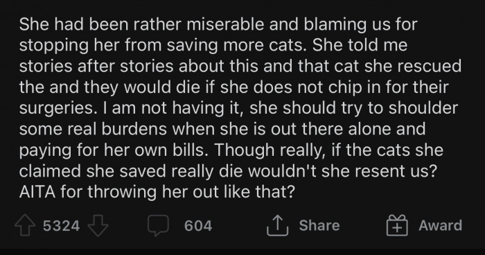 OP's daughter felt miserable because of their decision, which made OP doubt their judgment.