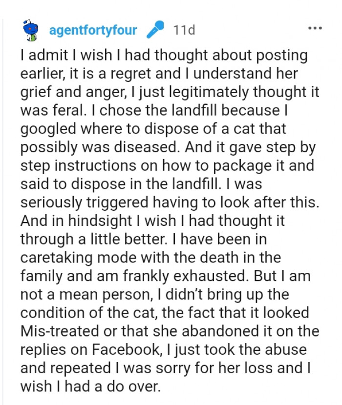 The OP wishes he had thought it through a little better.