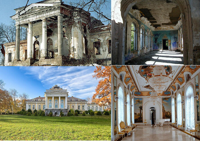 42. Elizavetino Manor, located in the vicinity of St. Petersburg, Russia.