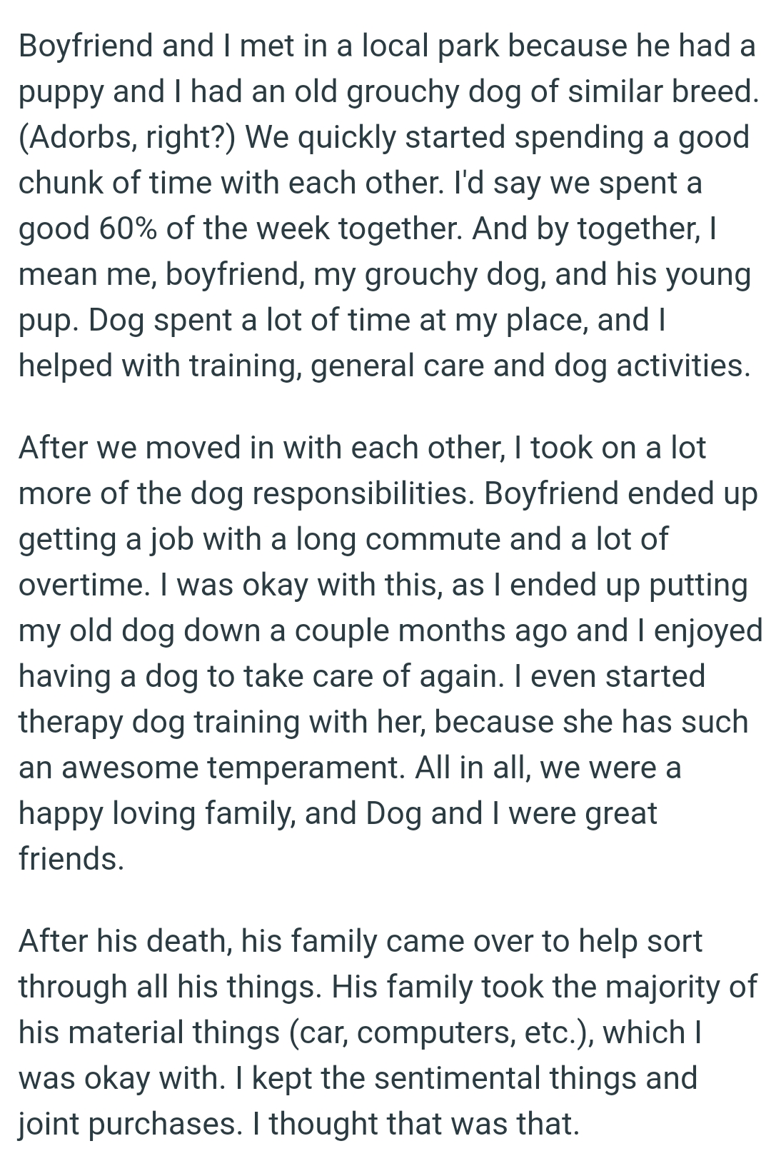 OP's boyfriend ended up getting a job with a long commute
