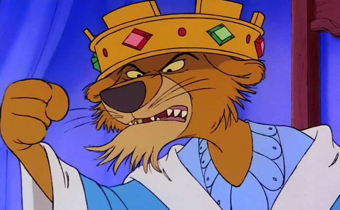 13. Prince John (Robin Hood)