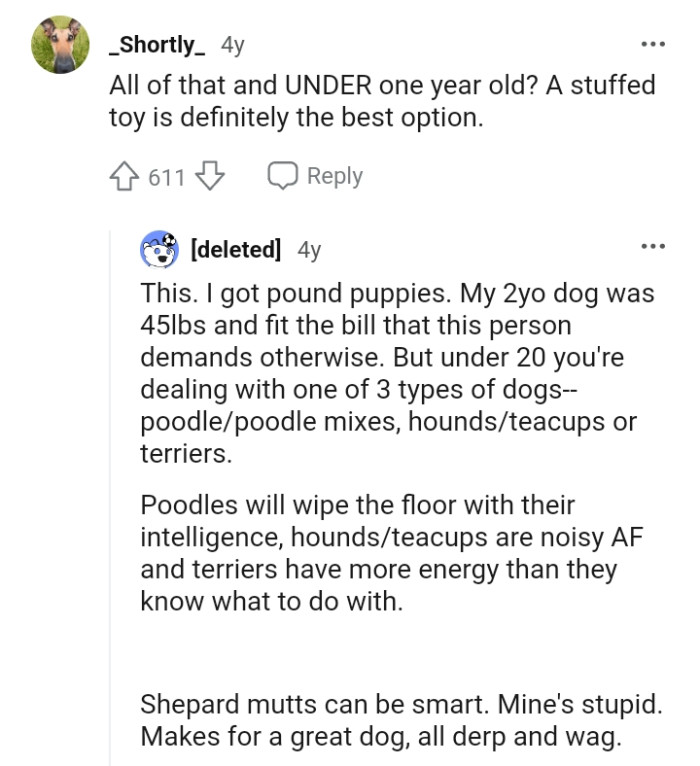 This Person Wants All That for a One-Year-Old?