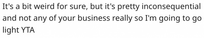 11. It's not her business.