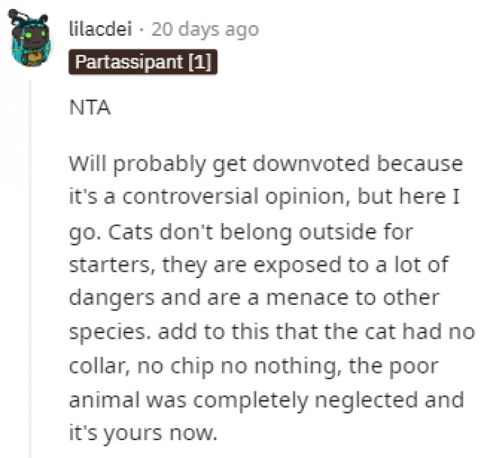 A Controversial Opinion