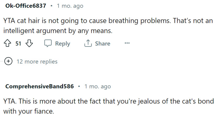 These Redditors believe that OP is simply jealous of their bond.