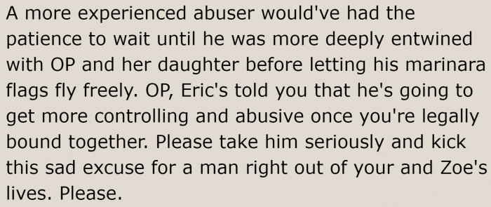 Kicking him out of their lives is for the best.