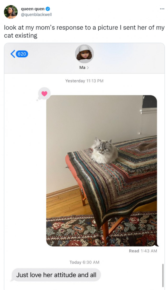 20. We also love her attitude and all