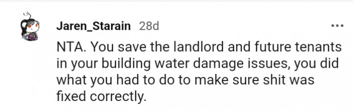 You just saved these people from water issue damages