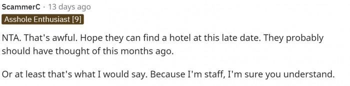 Yeah, I mean they honestly should have planned better for the possible issues the cat would bring.