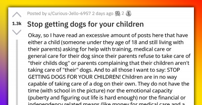 Dog Owners Discuss A Worrying Trend - Parents Not Wanting To Help Their Kids With “Their” Dogs