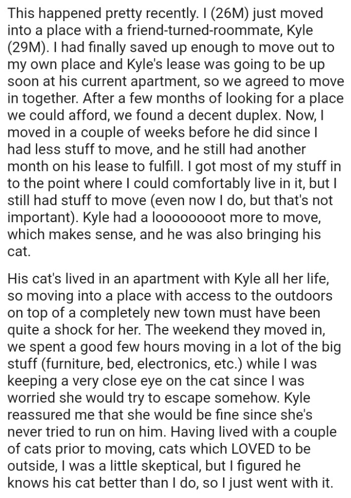 They spent a good few hours moving in a lot of the big stuff