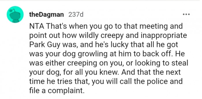 18. Call the police and file a complaint