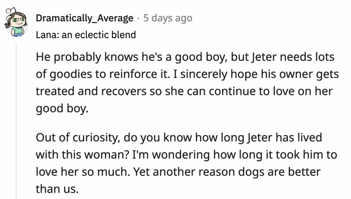 We do hope for a full and speedy recovery for Jeter's person so they can continue their wonderful friendship.