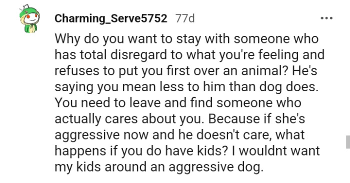 The OP Needs to Find Someone Who Cares About Her