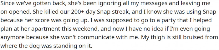 Her sister had been ignoring her messages.