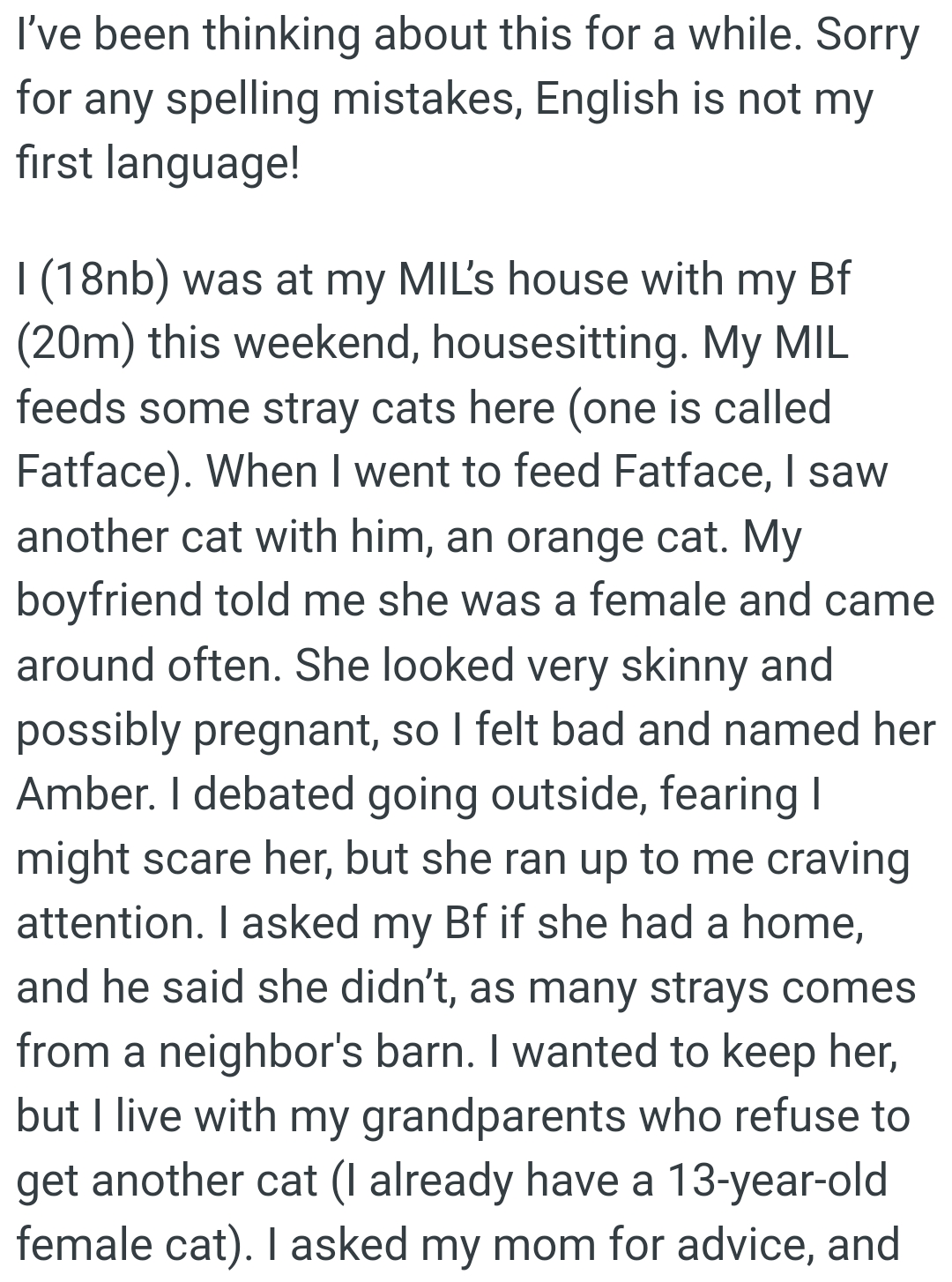 The OP kicks off the story