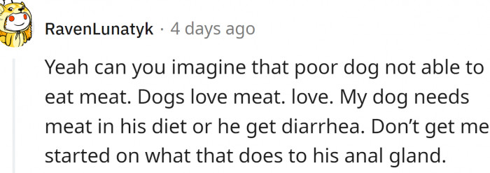 Dogs love meat. Dogs need meat.