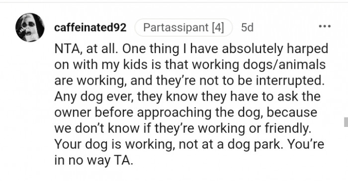 They know they have to ask the owner